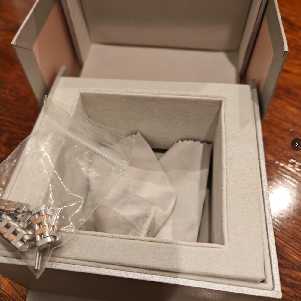Michele Deco Madison Diamond & Two-Tone Pink Gold and Stainless Steel Watch - Picture 9 of 12